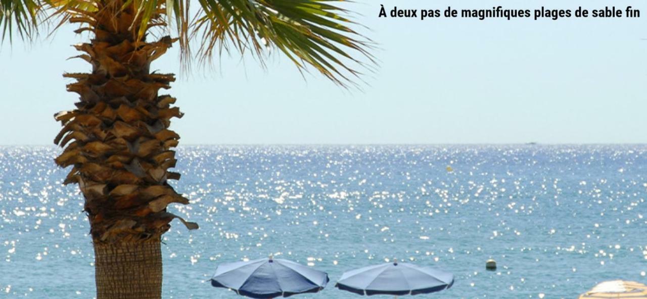 Hotel Sable Et Soleil - Port, Plage Et Jacuzzi Prive Frejus Bagian luar foto